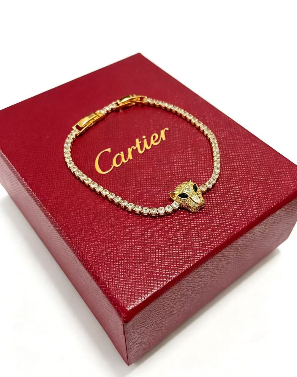 Cartier Gold‑Tone Charm Bracelet Thin Chain Designer Bracelet